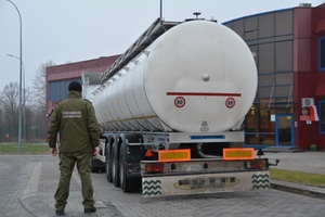 Naczepa zatrzymana w Bezledach 