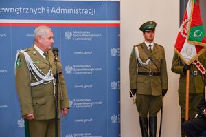 Wystąpienie Komendanta Głównego SG gen. bryg. SG Marka Łapińskiego 