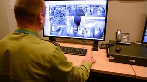 Kontrola bezpieczeństwa w Porcie Lotniczym Olsztyn-Mazury