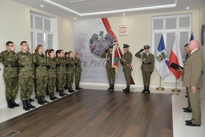 ślubowanie nowych funkcjonariuszy SG 