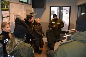 Wizyta delegacji z Ambasady Brytyjskiej na polsko-rosyjskiej granicy 