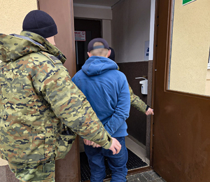 zatrzymany przez funkcjonariuszy Straży Granicznej zatrzymany przez funkcjonariuszy Straży Granicznej