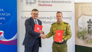 Spotkanie podsumowujące współpracę Warmińsko-Mazurskiego Oddziału Straży Granicznej i Izby Administracji Skarbowej Spotkanie podsumowujące współpracę Warmińsko-Mazurskiego Oddziału Straży Granicznej i Izby Administracji Skarbowej