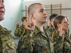 ślubowanie nowych funkcjonariuszy Straży Granicznej ślubowanie nowych funkcjonariuszy Straży Granicznej