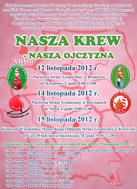nasza krew nasza ojczyzna