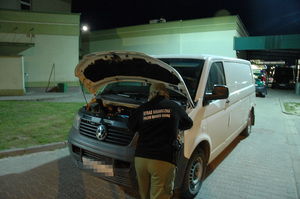 Zatrzymany volkswagen