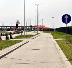 Droga na kierunku wjazdowym do Polski 