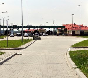 Droga na kierunku wjazdowym do Polski 
