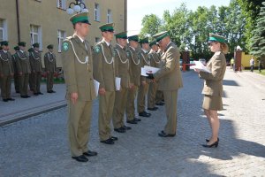 Wręczenie aktów mianowania na stopień kaprala 