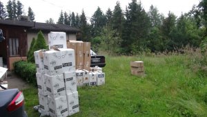 Nielegalne towary na posesji w gminie Sztum 