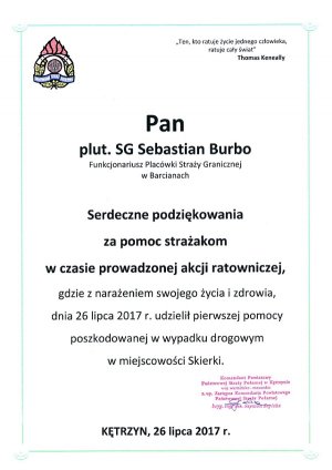 Podziękowania 