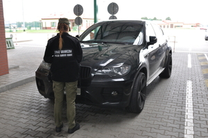 Zatrzymane bmw 