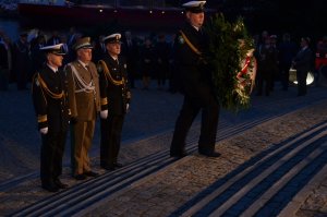 Uroczystości na Westerplatte zdj. Morski OSG 
