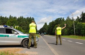Patrol z PSG w Gołdapi 