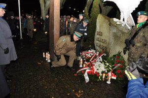 Komendanci PSG na lokalnych obchodach Święta Niepodległości 