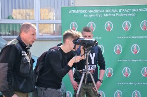 Spotkanie z młodzieżą funkcjonariuszy z PSG w Braniewie 