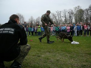 Spotkanie z dziećmi funkcjonariuszy z PSG w Sępopolu 