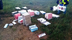 Ujawnione nielegalne papierosy przez funkcjonariuszy z PSG w Gołdapi