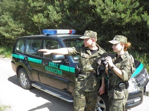 Patrol z PSG w Baniach Mazurskich