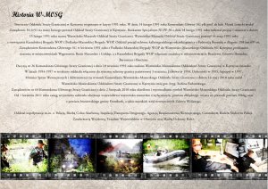 Historia W-MOSG 