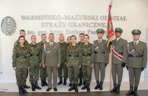 Ślubowanie nowych funkcjonariuszy Straży Granicznej 