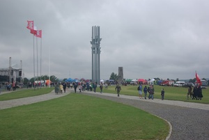 Funkcjonariusze Straży Granicznej na polach Grunwaldu 