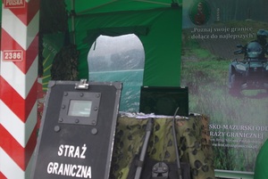 Funkcjonariusze Straży Granicznej na polach Grunwaldu 