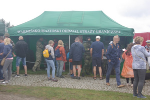 Funkcjonariusze Straży Granicznej na polach Grunwaldu 