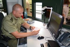 kontrola graniczna w PSG Bezledach