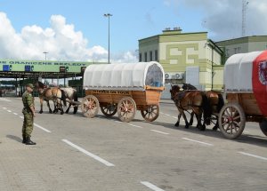 Niecodzienna odprawa graniczna 