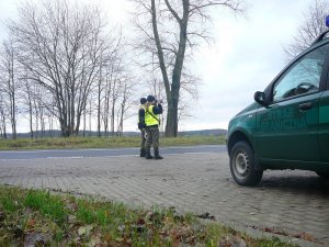 Patrol PSG w Baniach Mazurskich 