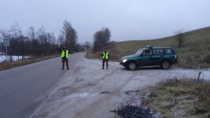 kontrola drogowa PSG w Dubeninkach 