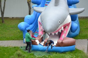 Gry i zabawy w kętrzyńskim ośrodku dla cudzoziemców 