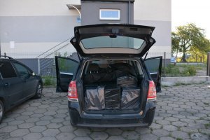 ujawnione papierosy z przemytu 