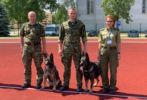 Reprezentanci polskiej Straży Granicznej 