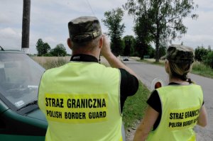 PSG w Grzechotkach - kontrola drogowa 