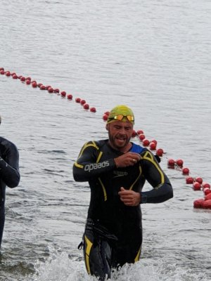Funkcjonariusz z W-MOSG wywalczył III miejsce w triathlonie 