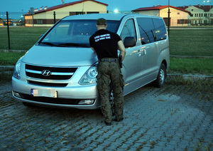 zatrzymany hyundai 