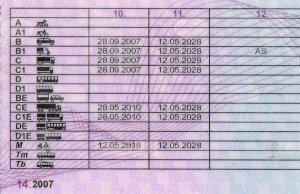 zabezpieczone prawo jazdy 