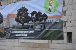 uroczystość wmurowania aktu erekcyjnego pod budowę Placówki Straży Granicznej w Barcianach 