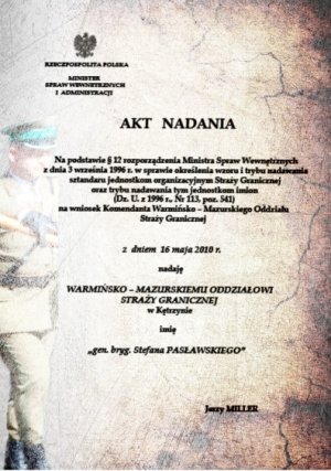 10-lecie nadania imienia W-MOSG 
