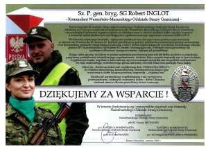 Podziękowania za wsparcie 