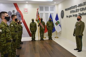 ślubowanie nowo przyjętych funkcjonariuszy SG 