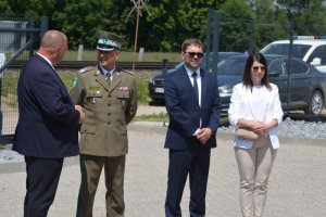 oficjalne otwarcie nowoczesnego skanera do prześwietlania wagonów towarowych 