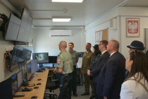 oficjalne otwarcie nowoczesnego skanera do prześwietlania wagonów towarowych 