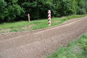 ujawnione ślady na pasie ornym 