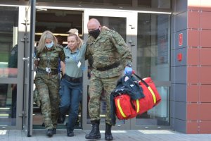 wspólne ćwiczenia służb na przejściu u Gronowie 