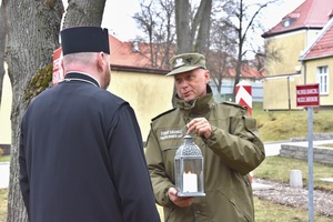 Przekazanie Świętego Ognia obu kętrzyńskim jednostkom SG 