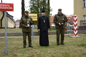 Przekazanie Świętego Ognia obu kętrzyńskim jednostkom SG 