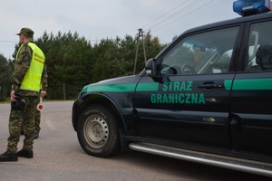 patrol z PSG w Baniach Mazurskich 